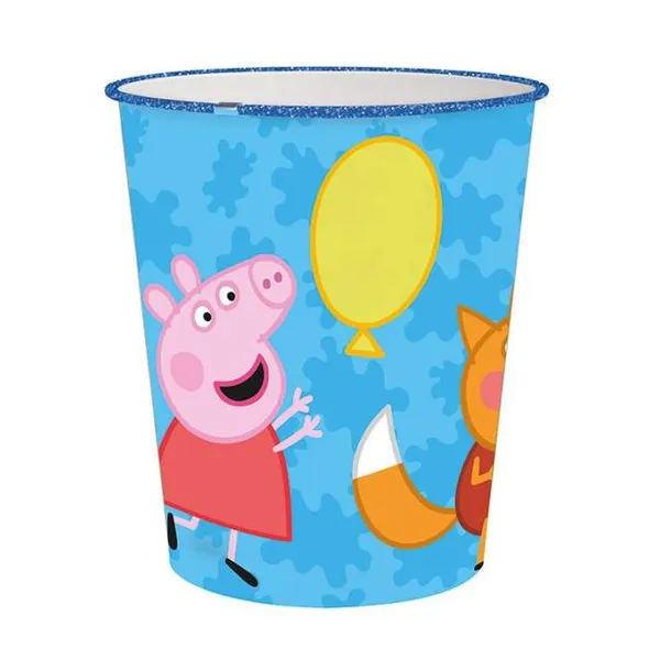 Papelera 22x21 cm -dustbin- "peppa pig