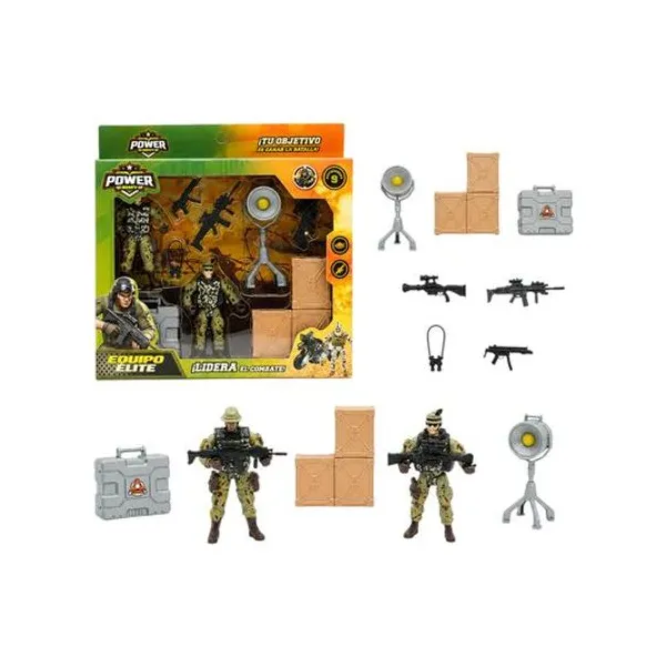 Set militar 9 piezas en caja 25x21x4 cm