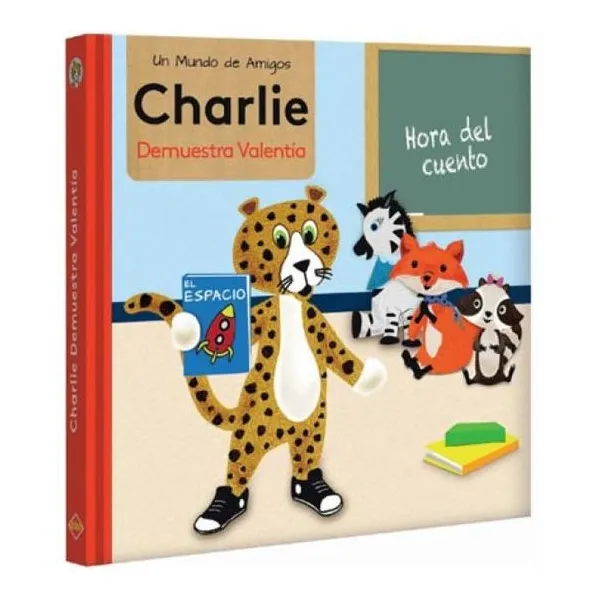 Charlie demuestra valentia/tapa dura/19.5 x19.5 cm/12 páginas