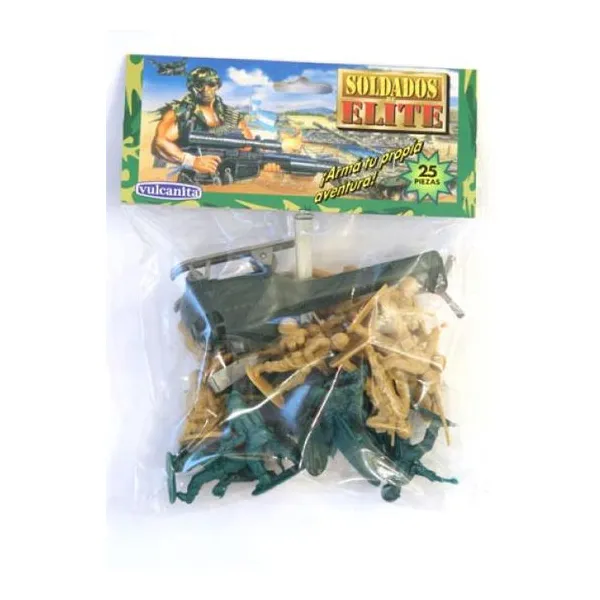 Ind nac: 6138 soldados x25 pcs con avión , helicopt