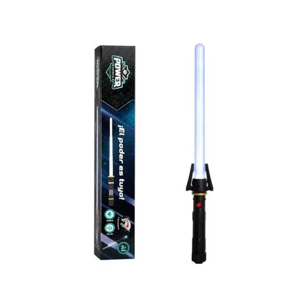 Espada power space con luz y sonido en caja 54x7x5 cm