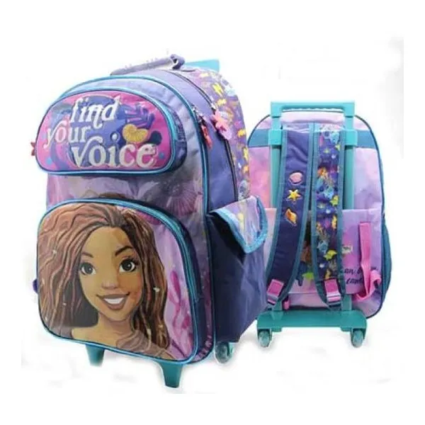 Mochila sirenita 18" con carro