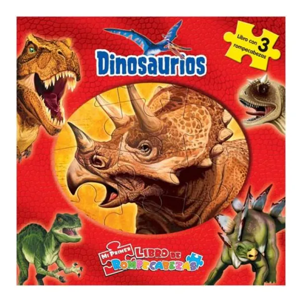 Mi primer libro de rompecabezas: dinosaurios 25 25 cm