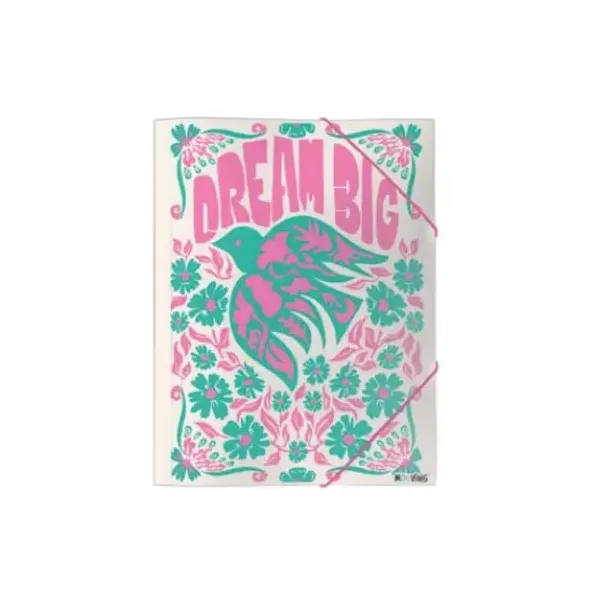 Carpeta 3 sol.para dibujo Mooving oficio con elast.mystic