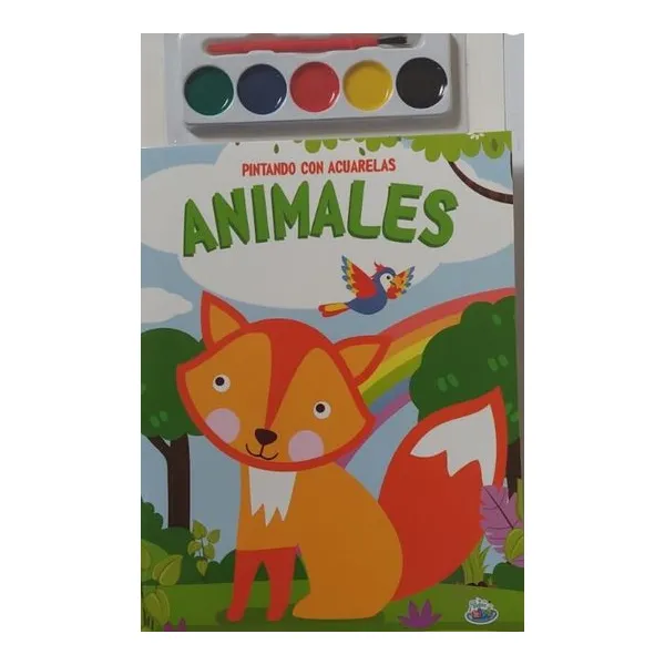 Animales. pintando con acuarelas
