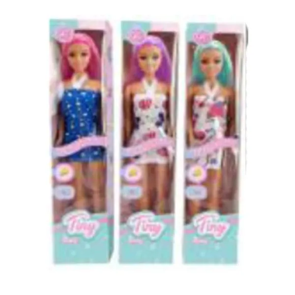 Muñeca Tiny fantasy cabello de colores con piyama