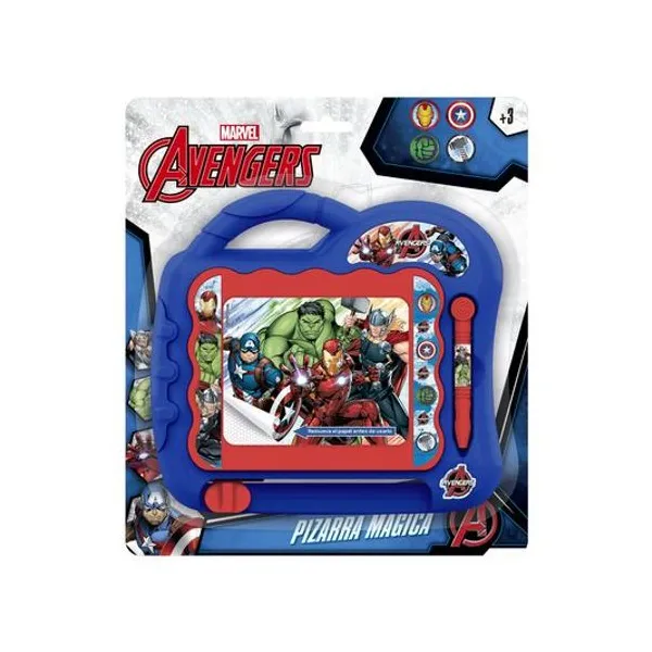 Pizarra mágica Avengers en blister 21.5x24.5 cm