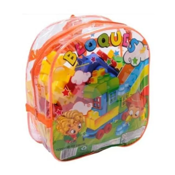 Mochila didáctica con 48 bloques