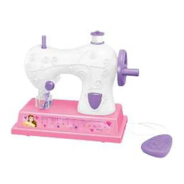 Maquina coser Disney princesas a pila con luces