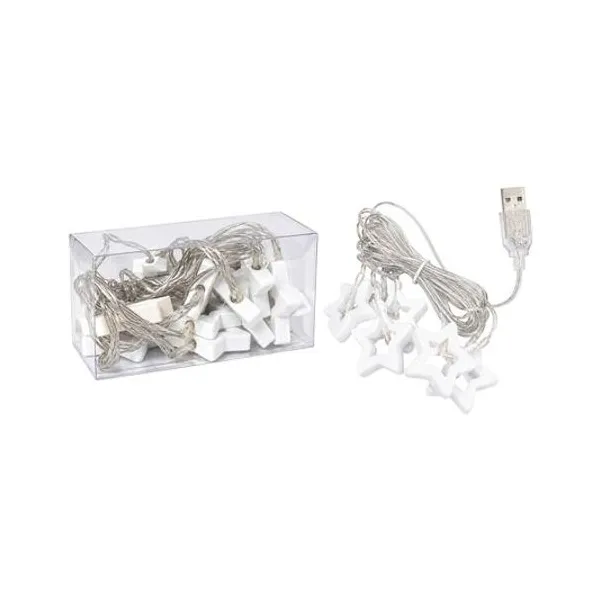 Guirnalda de luces led estrella x10 usb