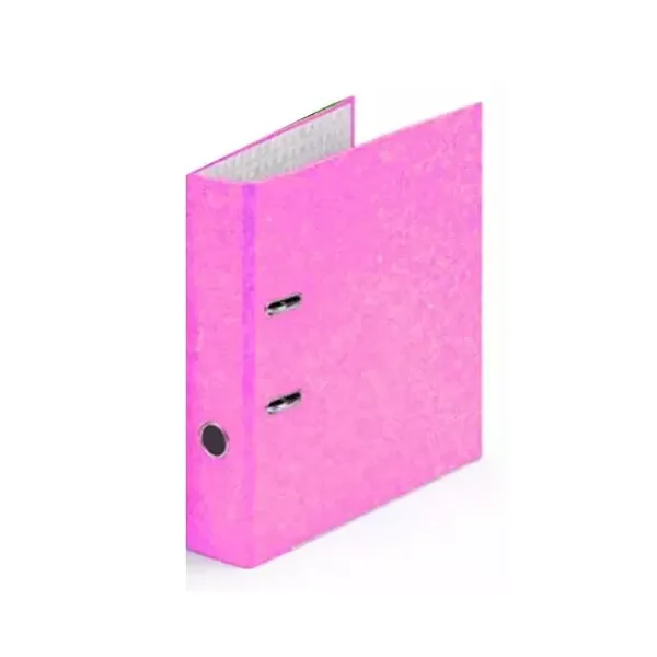 Bibliorato forrado pvc a4 glitter fucsia l/angosto 50 mm