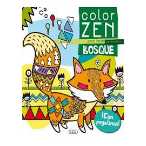 Color zen para minis con pegatinas bosque cad189