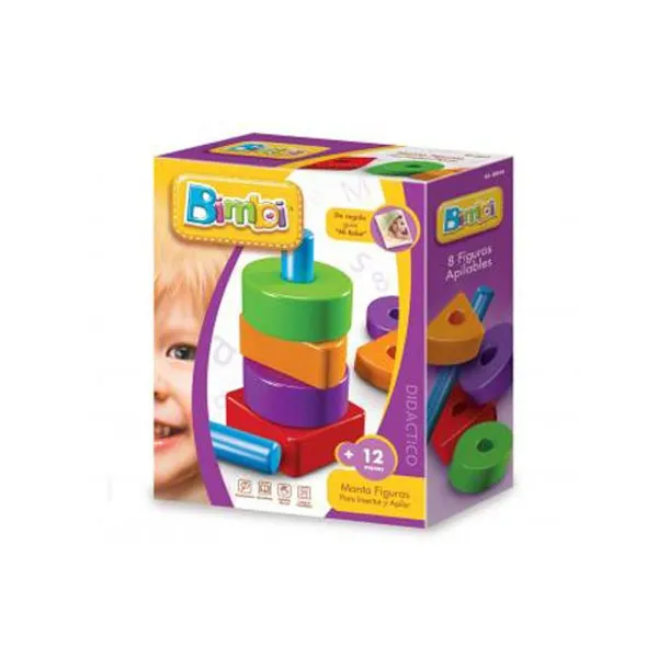 Monta figuras bimbi x8 piezas