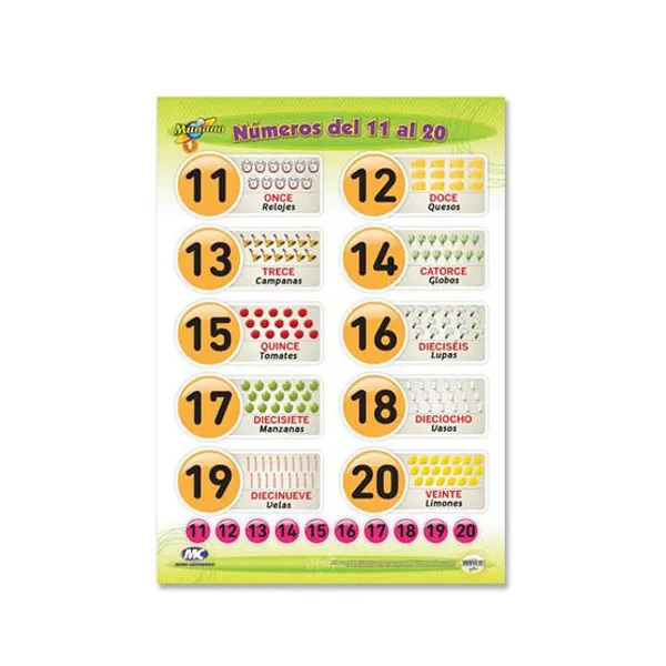 Laminas m.c.50 x70 lam. sin f sin var. n.° 11 al 20