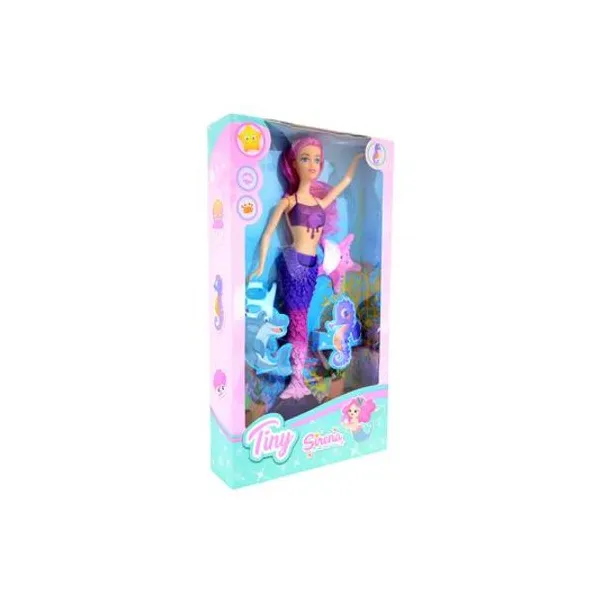 Muñeca Tiny sirena en caja 36x20x5.5 cm
