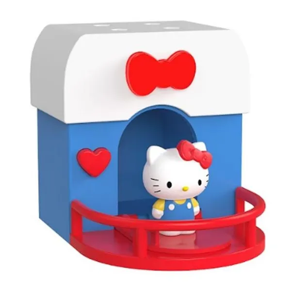 Hello kitty playset 18 cm stacked apartment series "hello kitty