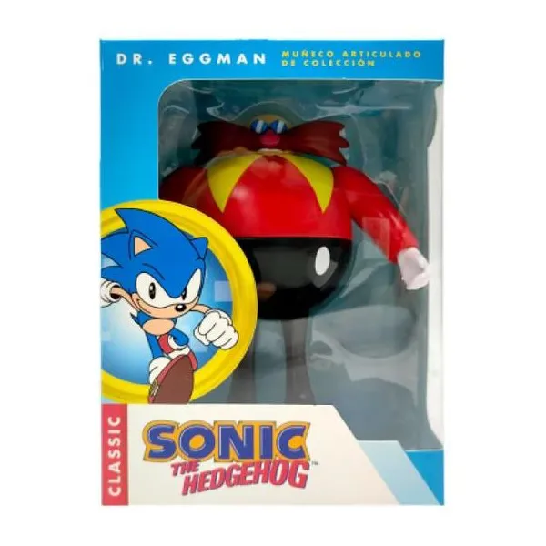 Sonic the headgehog - figura articulada 10 cm dr. eggman