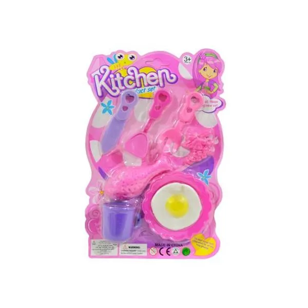 Set de cocina x8 piezas en blister 14x21 cm