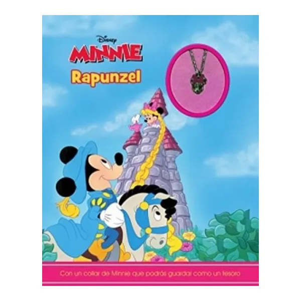 Disney -minnie rapunzel- con collar
