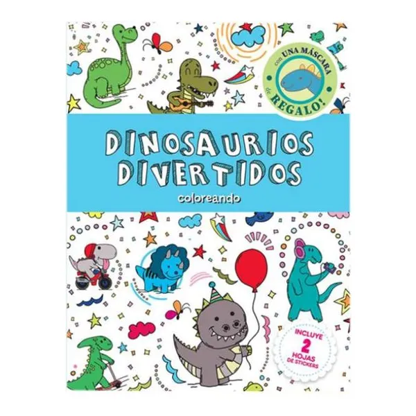 Coloreando - dinosaurios divertidos