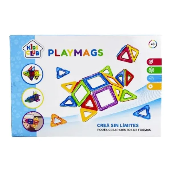 Juego de bloques magneticos 36 pzas 24 x17 x4 cm