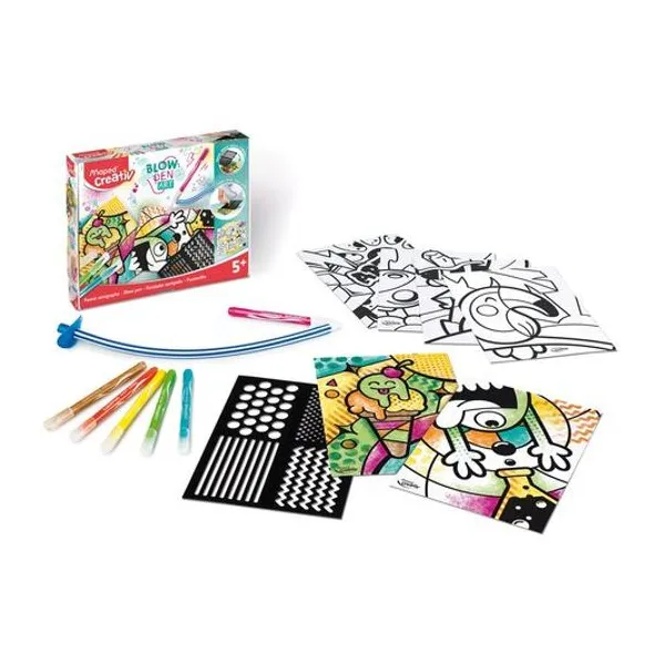 Set creativo con marcadores aerografos x15 unidades en caja 21x17x4 cm Maped