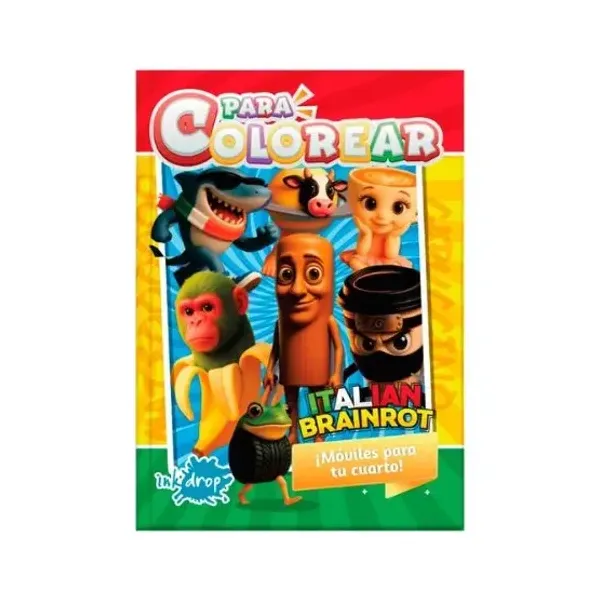 Libro inkdrop para colorear italian brainort