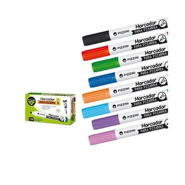 Marcador para pizarra naranja pta red x10 Pizzini