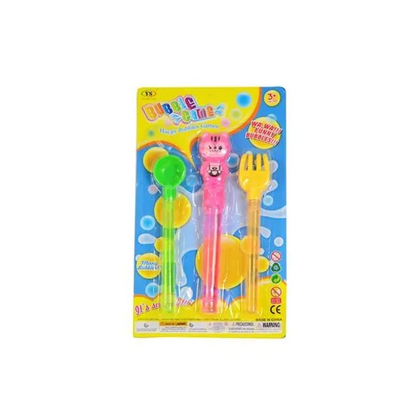 Set burbujeros stick x3 en blister 32x19x3 cm
