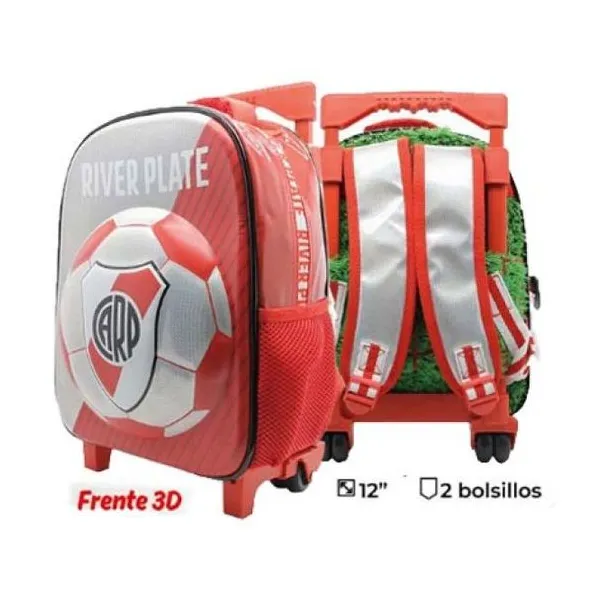 Mochila River Plate 12" con carro