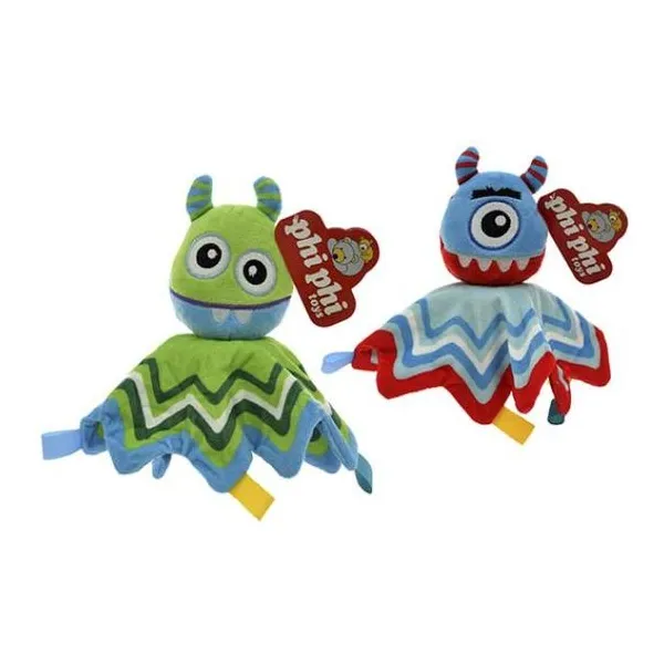 Trapito de apego monstruitos 13 cm x13 cm