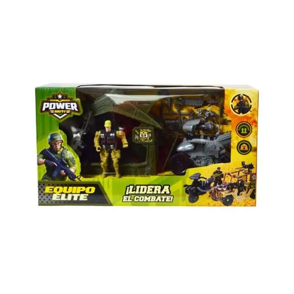 Set de vehiculos militares 11 piezas en caja 34x18x11 cm