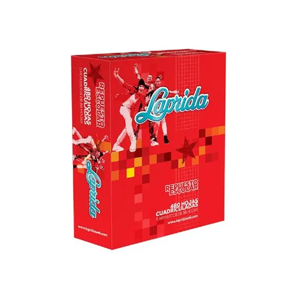 Repuesto esc.laprida tamaño carta x480 hs.cuadro fraccionado
