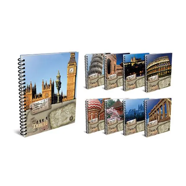 Cuaderno espiral a4 mis apuntes travel t/dura 150 hs.raya
