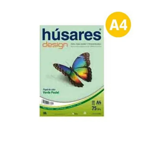 Resma a4 75 g/m2 100 hojas design verde husares