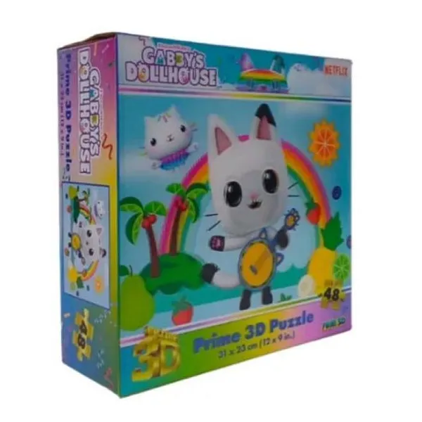 Puzzle 3d gabby's dollhouse x48 pcs