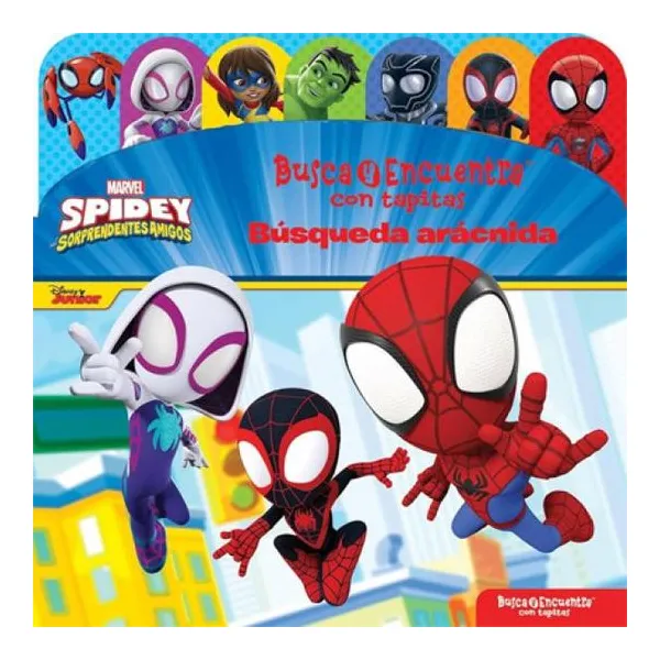 Marvel spidey busca y enc. con tapitas