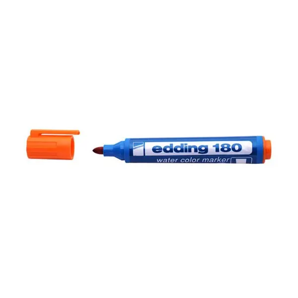 Marcador Edding e 180 al agua para red. naranja