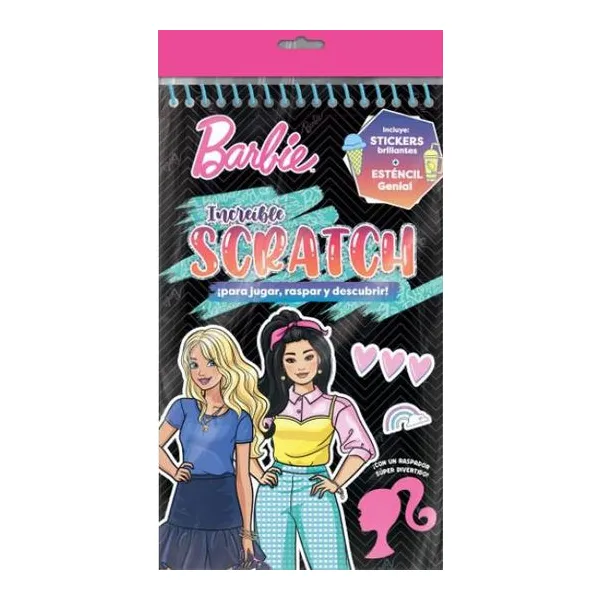 Block scratch Barbie