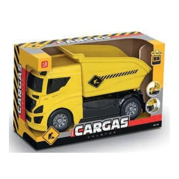 Camión volcador en caja