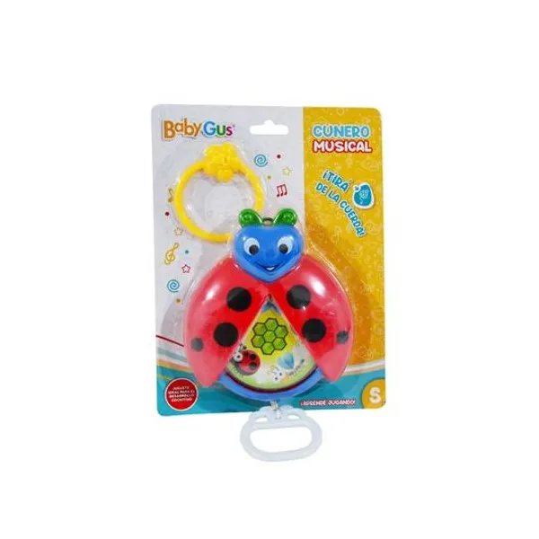 Cunero musical insecto en blister 16.5x22x4 cm