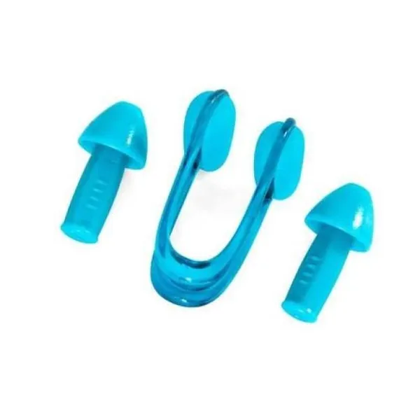 Tapones auditivos y pinza nasal