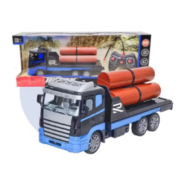 Truck transportador de troncos con control remoto