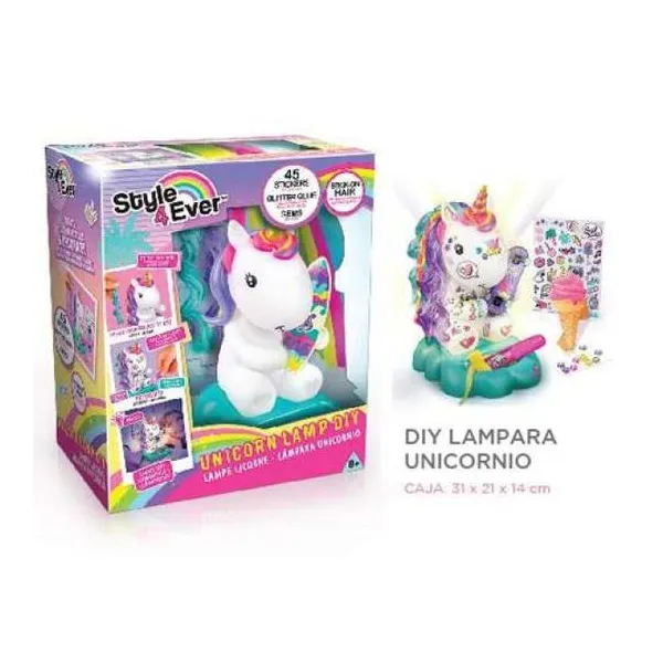 Style 4 ever - diy lampara unicornio