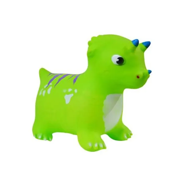 Dino saltarin inflable 1300 g 50x50x30 cm x unidad colores surtidos
