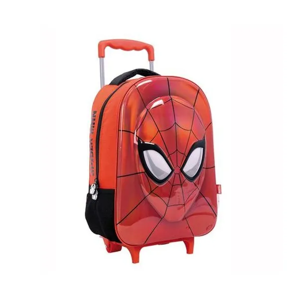 Mochila 16" con carro mascara Spiderman