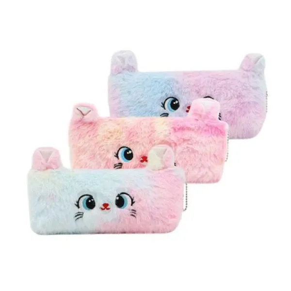 Cartuchera de peluche gatitos lsyd