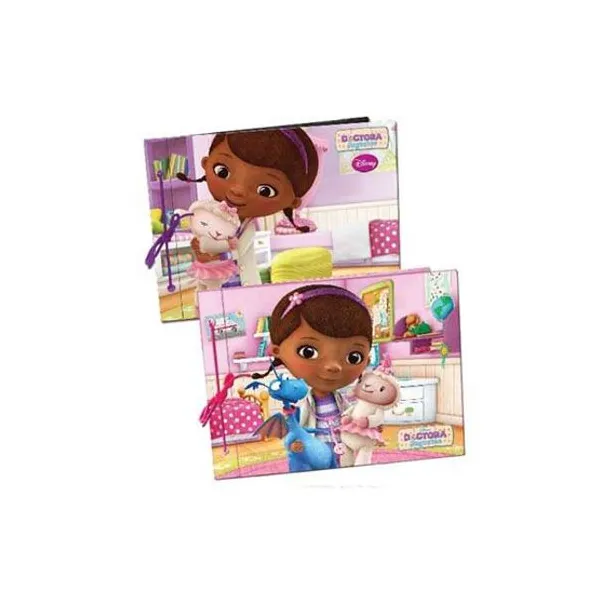 Carpeta con cordon mult.tamaño oficio n.° 5 pvc dra.juguetes