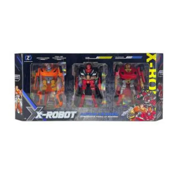Mega combinacion de robots transformers 3 modelos