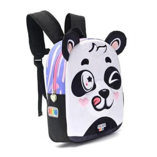 Mochila kawaii termoformada panda 22 x30 x10 cm -12